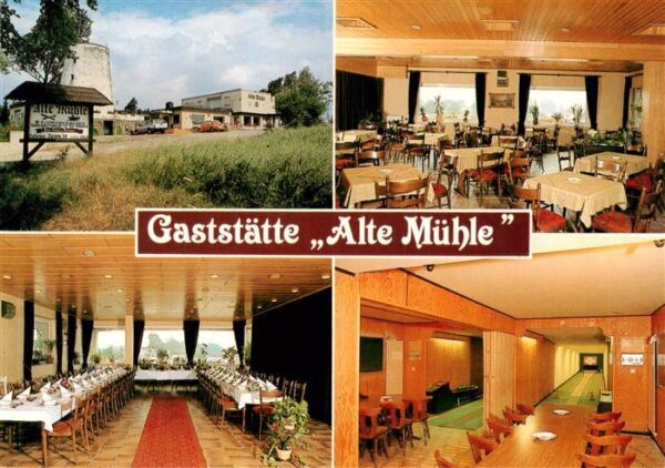 Lippramsdorf Gaststaette Alte Muehle Gastraeume Kegelbahn