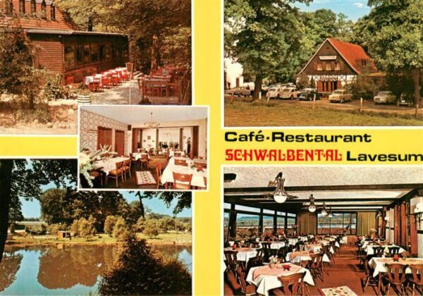 Lavesum Cafe Restaurant Schwalbental Gastraeume Badesee