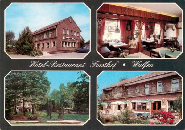 Wulfen Dorsten Hotel Restaurant Forsthof Gaststube Terrasse Minigolfanlage