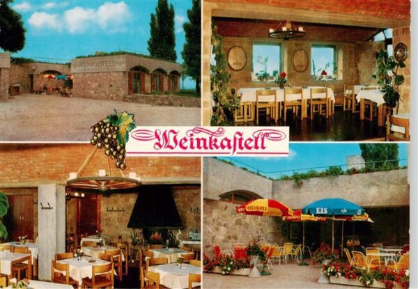 Dittelsheim-Hessloch Restaurant Weinkastell auf dem Kloppberg Gastraeume Freiter