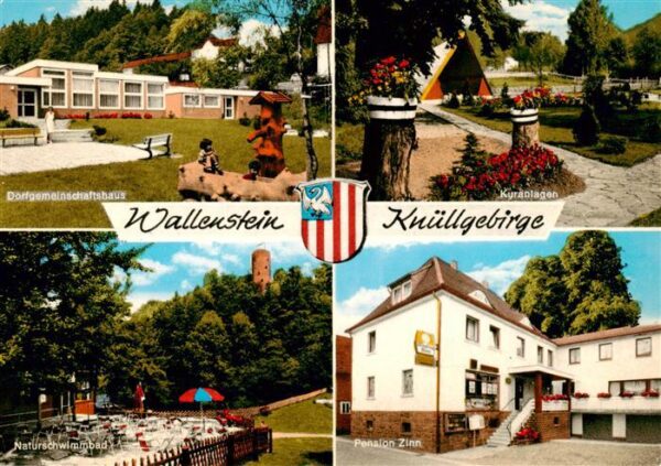 Wallenstein Dorfgemeinschaftshaus Kuranlagen Naturschwimmbad Pension Zinn