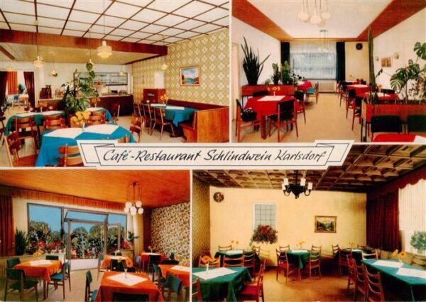 Karlsdorf -Neuthard Bruchsal Baden Cafe Restaurant Schlindwein Gastraeume