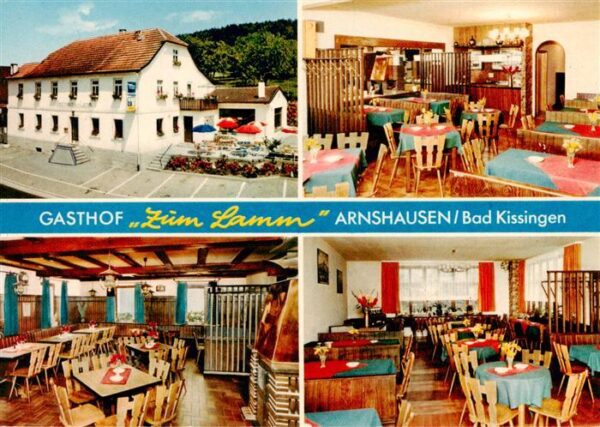 Arnshausen Bad Kissingen Gasthof Zum Lamm Gastraeume