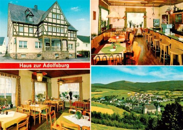 Oberhundem Haus zur Adolfsburg Gastraum Bar Panorama
