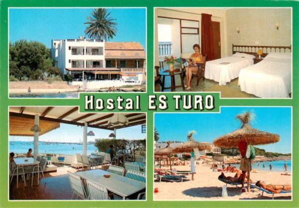 Colonia de San Jordi Hostal Es Turo Gastraum Strand Zimmer