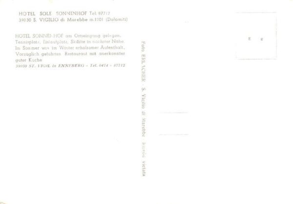 Vigilio San Vigilio di Marebbe Dolomiti IT Hotel Sole Sonnenhof Gastraeume Panor – Bild 2