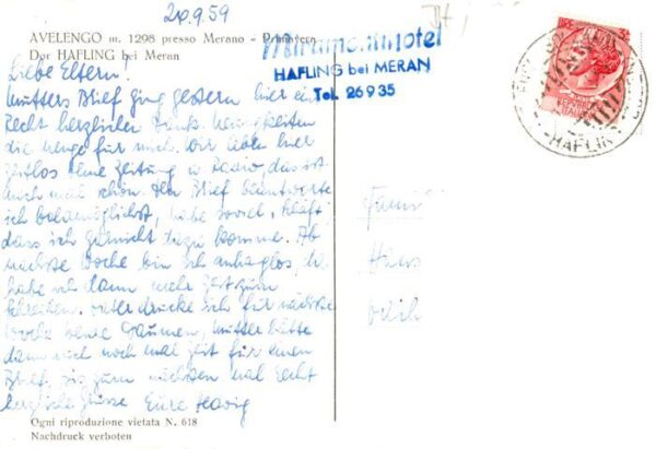 Avelengo-Falzeben Hafling IT Der Hafling bei Meran – Bild 2