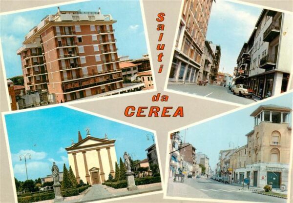 Cerea Verona IT Via AM Lorgna Via Dante Chiesa Via 25 Aprile