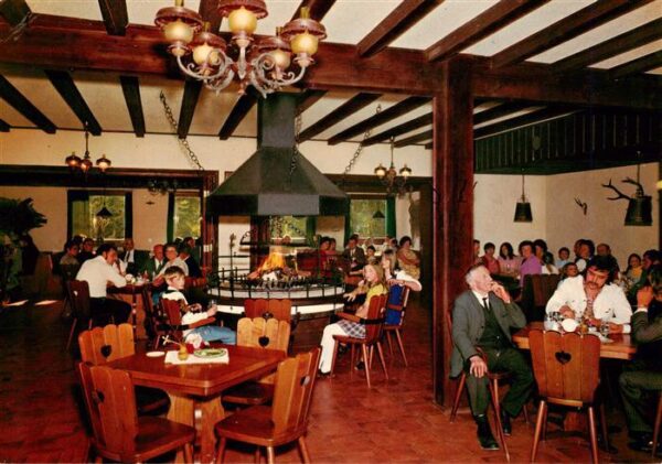 Schnee Eifel Blockhaus Restaurant Schwarzer Mann