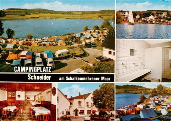 Schalkenmehren Campingplatz Schneider am Schalkenmehrener Maar Restaurant Waschr