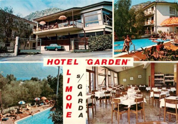 Limone sul Garda IT Hotel Garden Schwimmbad Gastraum