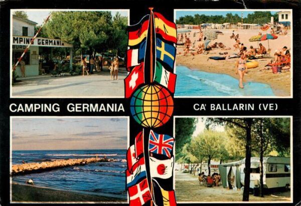 Ca Ballarin Cavallino-Treporti Venezia IT Camping Germania Eingang Strandpartien
