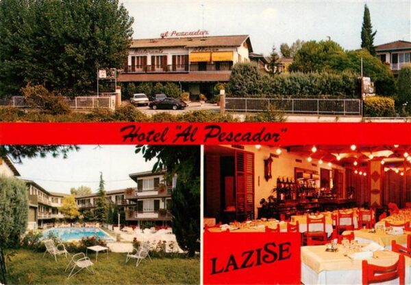 Lazise Lago di Garda IT Hotel Al Pescador Jolly Club Gastraum Schwimmbad