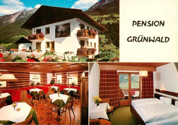 St Martin Passeier Pension Gruenwald Gastraum Zimmer
