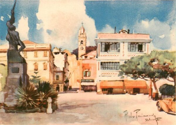 Spotorno Liguria IT Piazza della Vittoria e Via al Municipio