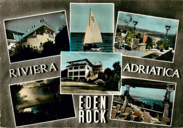 Gabicce Mare IT Hotel Eden Rock Terrasse Teilansichten
