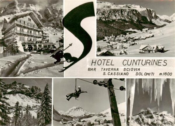 San Cassiano Badia St Kassian IT Hotel Cunturines Skipisten Skilift
