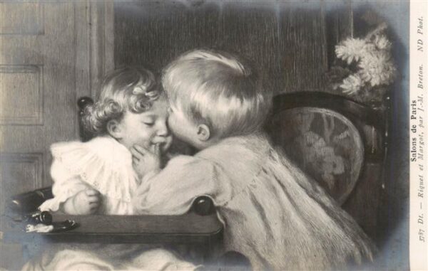 Foto Salon de Paris Nr. Nr. 3787 Riquet et Mazgot par J.-M. breton ND Kinder