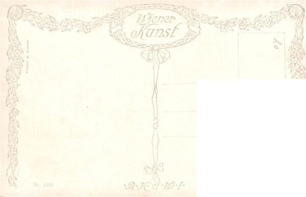 Verlag Wiener Kunst Nr. Nr. 1181 Karl Zewy pinx. Der Vogelfreund – Bild 2