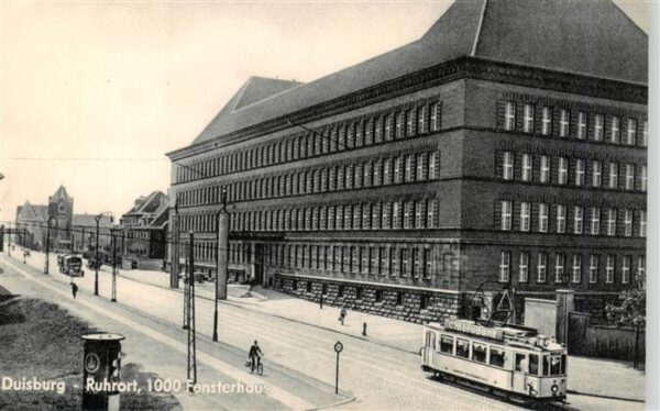 Strassenbahn Tramway-- Duisburg Ruhrort 1000 Fensterhaus