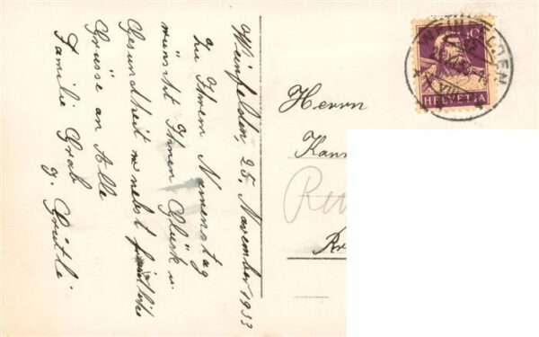 Foto Amag Nr. Nr. 64498/5 Glueckwunsch zum Namentag Rosen – Bild 2