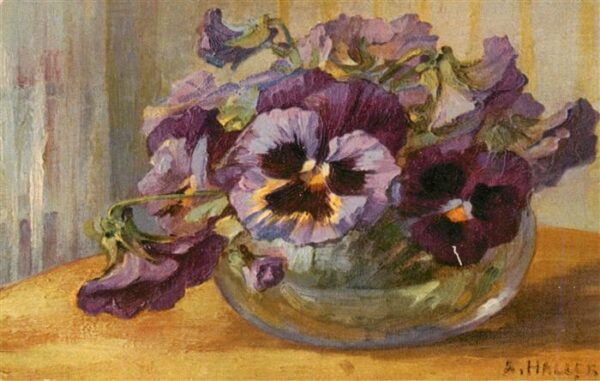 Haller Anna Nr. 228 Vase Blumen
