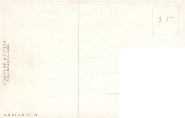 Kuenstlerkarte R. de Witt Belauscht – Bild 2