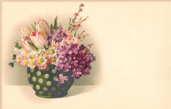 Verlag Meissner und Buch Nr. 2265 Vase Blumen