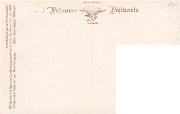 Verlag Primus Nr. Nr.3066 Carl Spitzweg Die Dachstube – Bild 2