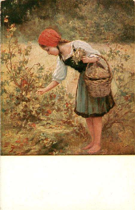 Verlag Primus Nr. Nr. 5143 Kind Korb Wald