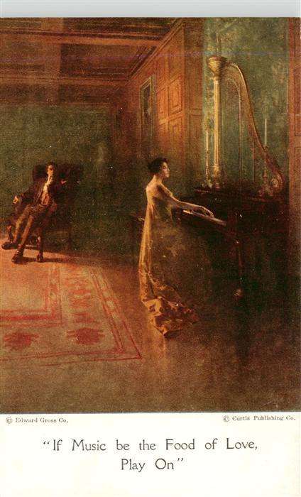Kuenstlerkarte Edward Gross If Music be the Food of Love Play On