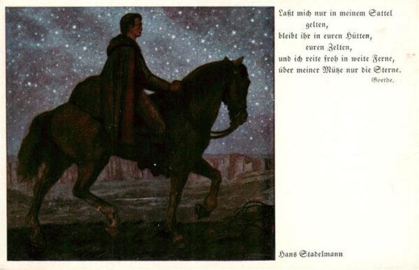 Stadelmann Hans Kuenstlerkarte Aus Wiechmann Wildfarten