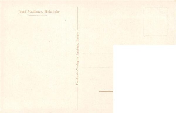 Madlener Josef Kuenstlerkarte Heimkehr – Bild 2