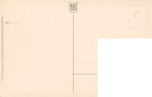Verlag Meissner und Buch E. Haentzschel Blumen Vase – Bild 2