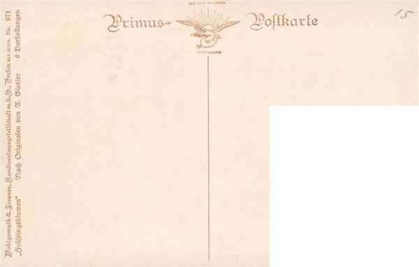 Verlag Primus Nr. Nr. 971 Blumen Vase – Bild 2