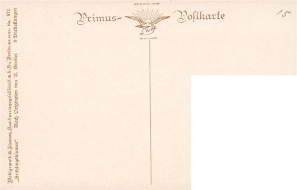 Verlag Primus Nr. Nr. 971 Vase Blumen – Bild 2