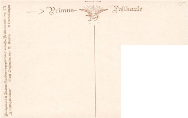 Verlag Primus Nr. Nr. 971 Korb Blumen – Bild 2
