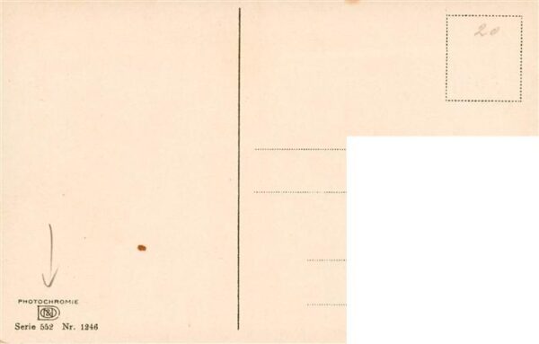 Verlag Photochromie Nr. Nr. 1246 Korb Blumen – Bild 2