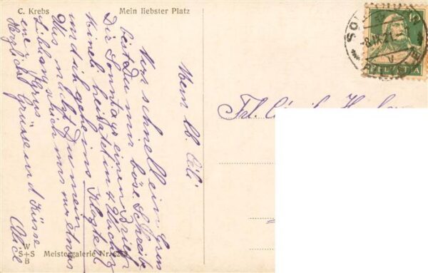 Krebs C Kuenstlerkarte Mein liebster Platz – Bild 2