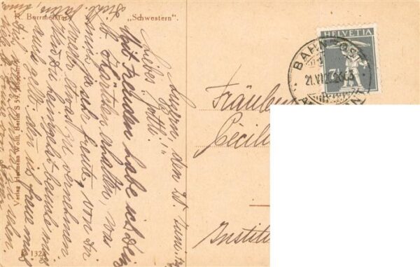 Borrmeister R Kuenstlerkarte Schwestern – Bild 2
