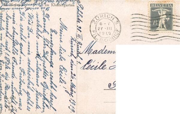 Verlag WS SB Nr. Nr. 4773 Im Klostergarten M. Heyne – Bild 2