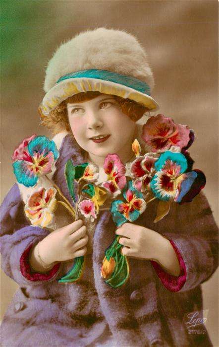 Foto Lepo Nr. Nr. 2176/2 Kind Hut Blume