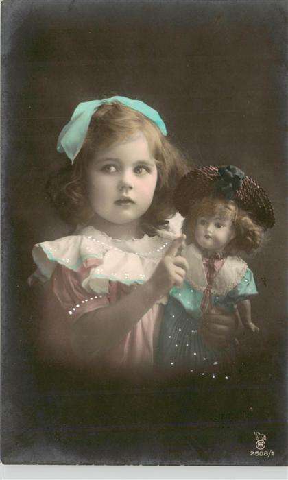 Foto RPH Nr. Nr. 2508/1 Kind Puppe