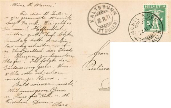 Foto NPG Nr. Nr. 1537 Kind Korb Bklume Trachten – Bild 2