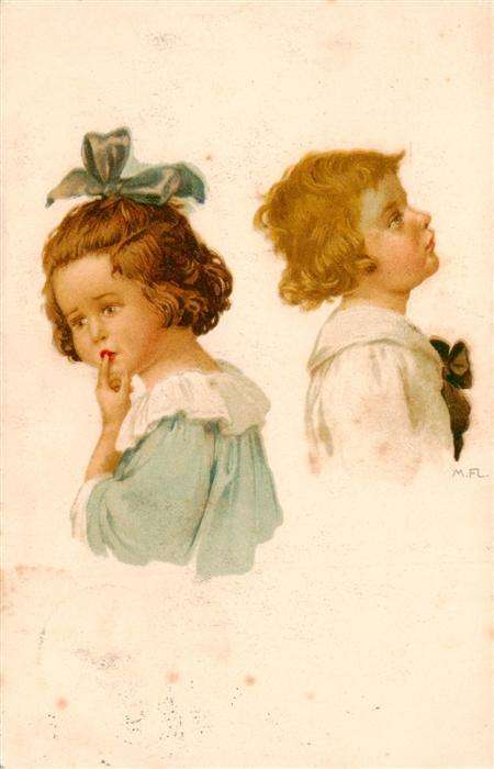 Kinder Child Enfants Kinder Junge maedchen Litho