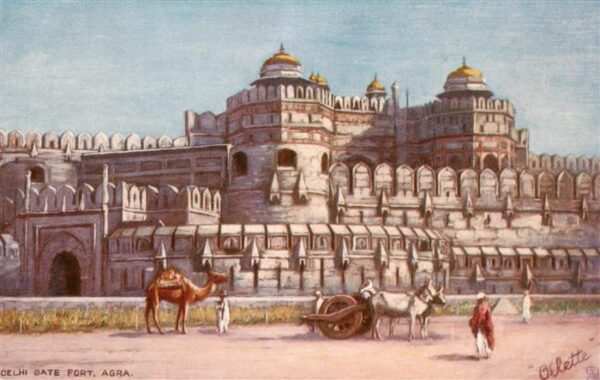 Verlag Tucks Oilette Serie Nr. Nr. 7237 Delhi Gate Furt Agra