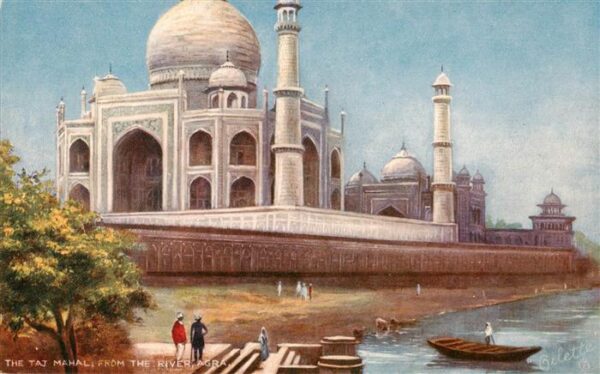 Verlag Tucks Oilette Serie Nr. Nr. 7237 The Taj Mahal From The River Agra