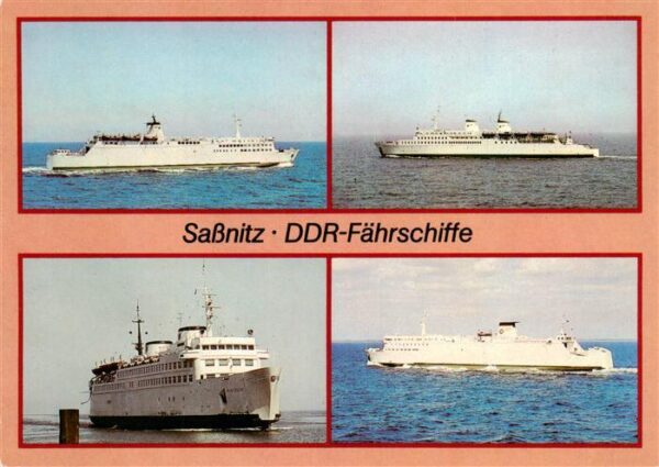 Faehre Ferry Bac Traghetto-- Sassnitz  Ruegen DDR