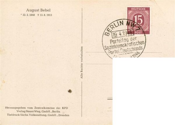 Persoenlichkeiten August Bebel – Bild 2