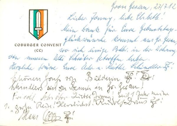 Studentika Coburger Convent CC